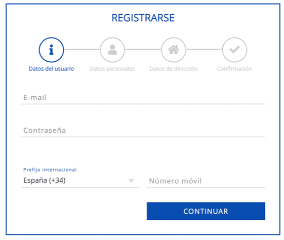 Registration at Lowen Play casino